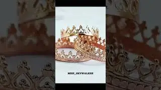 beautiful crown 👑 rings ✨
