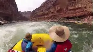House Rock Rapid Colorado river grand canyon Mile 17 10,000 CFS May 2012