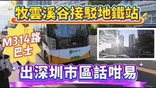 3號線富坪地鐵站搭M314到🙋牧雲溪谷全程｜途徑路線、運行時間、上落地點｜深惠出行so easy！｜3萬起上車現樓百萬大盤 #牧雲溪谷 #深圳地鐵 #深惠出行 #港人退休 #港人必睇 #臨深#臨深樓盤