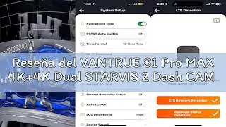 Rese&ntilde;a del VANTRUE S1 Pro MAX 4K+4K Dual STARVIS 2 Dash CAM Coche, dashcam c&aacute;mara Coche, 5G WiFi Pla