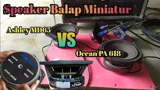 Review Speaker 6 inch Balap || Ashley vs Ocean