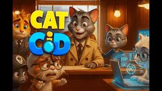 Cat CID 🐾 | Funny Cartoon Crime Investigation | Episode 1 &ndash; Missing Milk Case