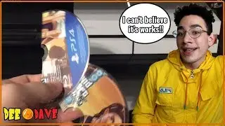 Will a broken PS4 game disc work in a PS4!?! (ft. Sernandoe GTA 6) | DeeDave