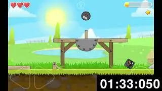 (top 4) Red ball 4 mobile vol. 1 speedrun 3:33.963 (why timer is 3:33.783 XD)