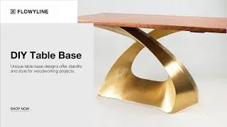 DIY Handcrafted Dining Table Base for Contemporary Dining Room Decor