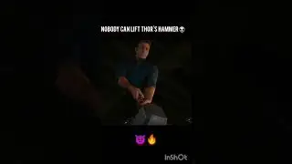 Wait For Cap | Nobody can Lift Thor's Hammer| #thor #captainamerica #marvel
