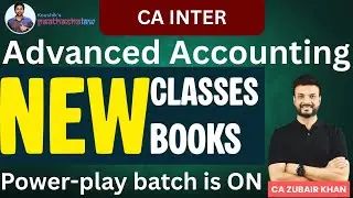 NEW CA INTER ADV. ACCOUNTING CLASSES - NEW BOOKS - RAPID GIST BOOK - LETS LEARN FROM 