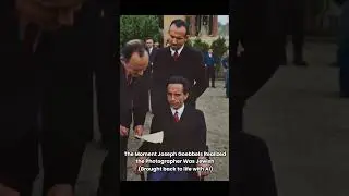 Colorized Historic WW2 Footage: The Chilling Glare of Joseph Goebbels Caught on Camera (1933) #war