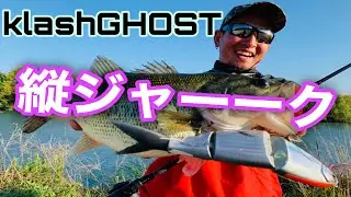 【klashGHOST】クラッシュゴースト、縦ジャークでキレッキレっなアクションで鬼バイト！琵琶湖水系編