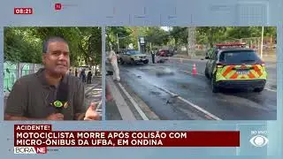 MOTOCICLISTA MORRE APÓS COLISÃO COM MICRO ONIBUS, EM ONDINA | BORA NORDESTE