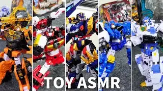 📱MINIFORCE DINOID│RexkaiserD6 All Transformations Combined│TOY ASMR