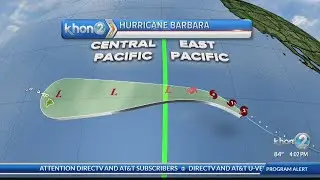 Hurricane Barbara update from Ala Moana Beach