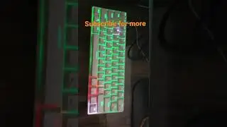 How to turn on gaming mode in hk gk 61