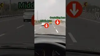 Советы по вождению на шоссе. Выбирайте правильную полосу. #шорты #автомобиль #безопасностьпреждев...
