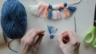 Einen Quast herstellen. Kleine Troddel oder Mini-Bommel selber machen. Geeignet f&uuml;r #homeschooling