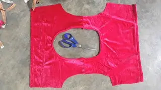 34 Bust Easy Blouse Cutting & Stitching | Beginners के लिए Princess Cut