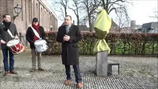 Onthulling Beeld Trommelslager 13 februari 2016 Hoogeveen