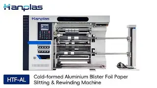 HTF-1000AL-H Cold-formed Aluminium Blister Foil Paper Slitting & Rewinding Machine