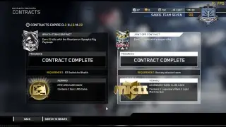 Opening GESTURE MARK II LMG HACK+LMG CAMO HACK-New CONTRACTS Week 32-Call of Duty-Infinite Warfare
