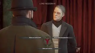 Vampyr - Shadow Cabinet: Talk To Lord Redgrave at Ascalon Club (Swansea, Skals) Dialogue Tree (2018)
