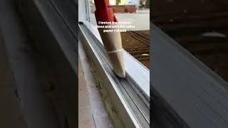 Sliding Door Tracks Cleaning Hack