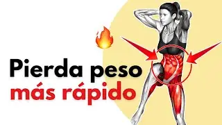 ¡30 minutos para deshacerte de los michelines en casa! 🔥 (Pierda peso más rápido)