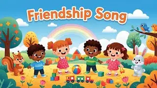 Friendship Song 🤝🎶 | Sharing & Caring Music for Kids | Happy Tale & Tune