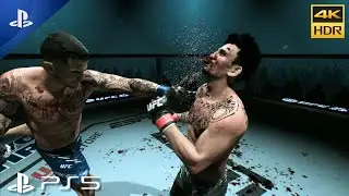(PS5 PRO) | Max Holloway VS Dustin Poirier | Realistic ULTRA Graphics Gameplay [4K 60FPS HDR]