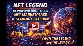 NFT Legend | AI-Powered Multi-Chain NFT Marketplace & Staking Platform 🚀