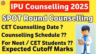 IPU Bsc Nursing Spot Round Counselling 2025 || Ipu Cet Bsc Nursing Spot Round Counselling Date 2025