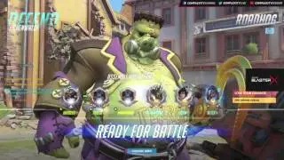 Best Roadhog Player Harbleu Showing His Skills - Epic Roadhog Game With 44 Elims -