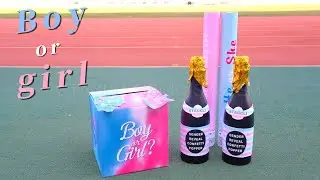 Gender reveal box boy or girl？