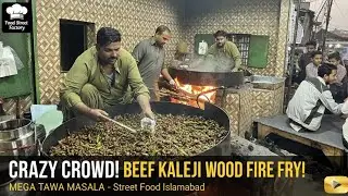 PAKISTAN&rsquo;S MOST POWERFUL KALEJI TAWA FRY 🔥 STREET FOOD