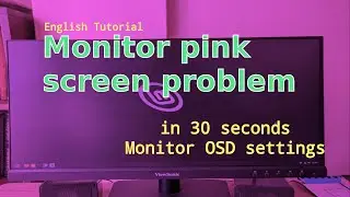 Monitor PINK screen tint problem Linux Mint [ Solved] Tutorial