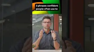 3 Phrases confident people use to assert their boundaries 💯 #confidence #success #shorts