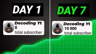 Revealing the Secret Growth Strategies of @decodingyt || 🧐