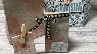 Basteln mit Designerpapier 💚 Anleitung schnelle Geschenkt&uuml;ten 💚 ohne Hilfsmittel m&ouml;glich 💚 #18