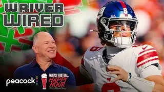 Target QBs Jaxson Dart, Joe Flacco on Week 8 waiver wire | Fantasy Football Happy Hour | NFL on NBC