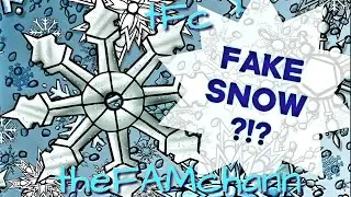 FAKE SNOW ?!? Is the SNOW REAL or Plastic?  3 Tests