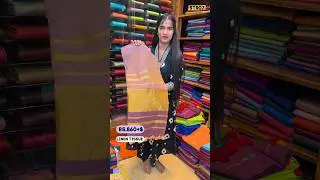 🤩Pure Linen Tissue Saree With Wholesale Price #shivayamsilks #linensarees #tissue #saree #shortsfeed