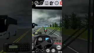 rainy weather bus driving🌧proton bus simulator