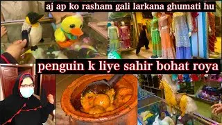 How to make Handi kofta karahi recipe|| & Visit To Rasham gali Larkana I Bought some toys for kids