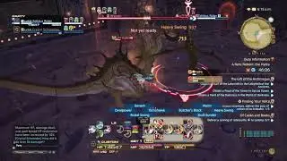 Final Fantasy XIV Hydra Boss Battle practically Solo XD