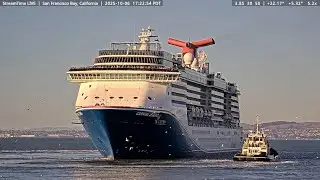 Farewell, Carnival Legend! San Francisco 10-6-25