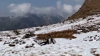 4k snow mountain in deauleakh maulali jujee 