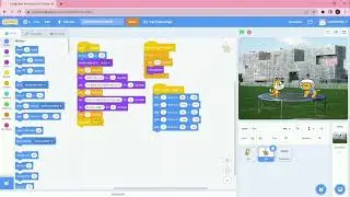Trampoline Animation | Coding | Scratch