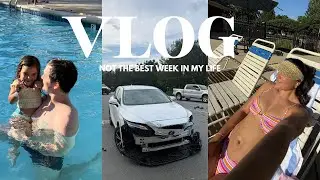 VLOG: grief + shopping with my mom + car accident in the lexus + weekend mom vlog with a toddler