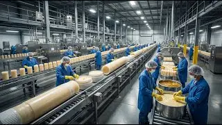 Inside a Green-Tech Factory: From Raw Sugarcane Wax to Natural Lip Balm (Full Process)
