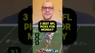 3️⃣ Best NFL Picks for Monday #nfl #sportsbetting #parlay #mnf
