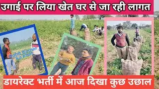 आज खेत पर आलू बिक्री में दिखा कुछ उछाल डायरेक्ट भर्ती पर #फसल  #आलू #बिक्री #लाइव #farming #farmer 